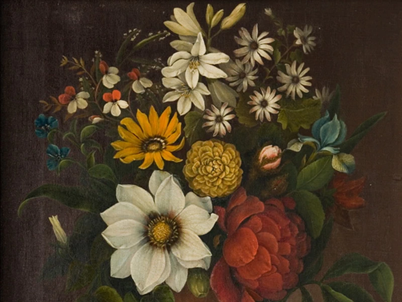 1737-Maddalena Bärens - Vaso con fiori